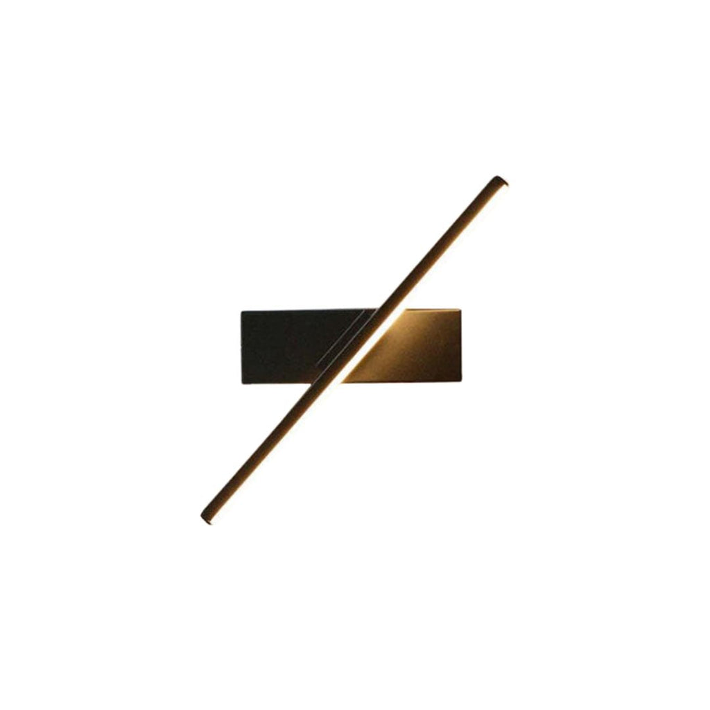 Lampada da parete – LED – Nera – 30×5 cm – Minimalista e Salvaspazio per un Ambiente Elegante