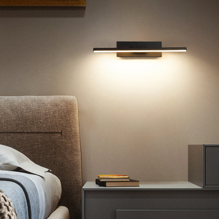 Lampada da parete – LED – Nera – 30×5 cm – Minimalista e Salvaspazio per un Ambiente Elegante