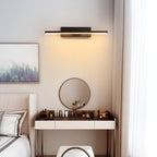 Lampada da parete – LED – Nera – 30×5 cm – Minimalista e Salvaspazio per un Ambiente Elegante