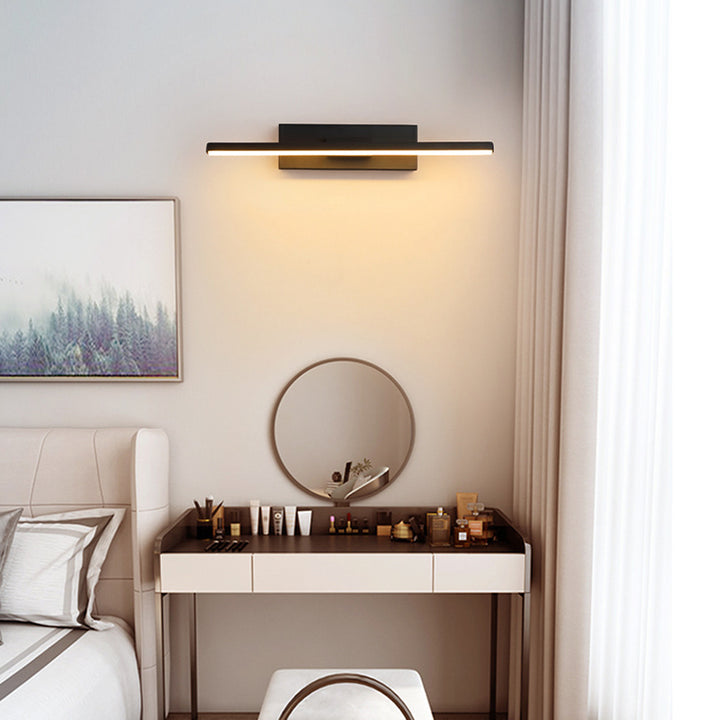 Lampada da parete – LED – Nera – 30×5 cm – Minimalista e Salvaspazio per un Ambiente Elegante