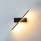 Lampada da parete – LED – Nera – 30×5 cm – Minimalista e Salvaspazio per un Ambiente Elegante