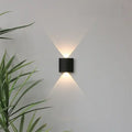 Lampada a muro – LED – Nera – Design moderno – Interno/Esterno – Resistente alle intemperie, Efficiente dal punto di vista energetico