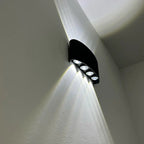 Lampada a muro – LED – Nera – Design moderno – Interno/Esterno – Resistente alle intemperie, Efficiente dal punto di vista energetico