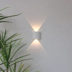 Lampada a muro – LED – Nera – Design moderno – Interno/Esterno – Resistente alle intemperie, Efficiente dal punto di vista energetico