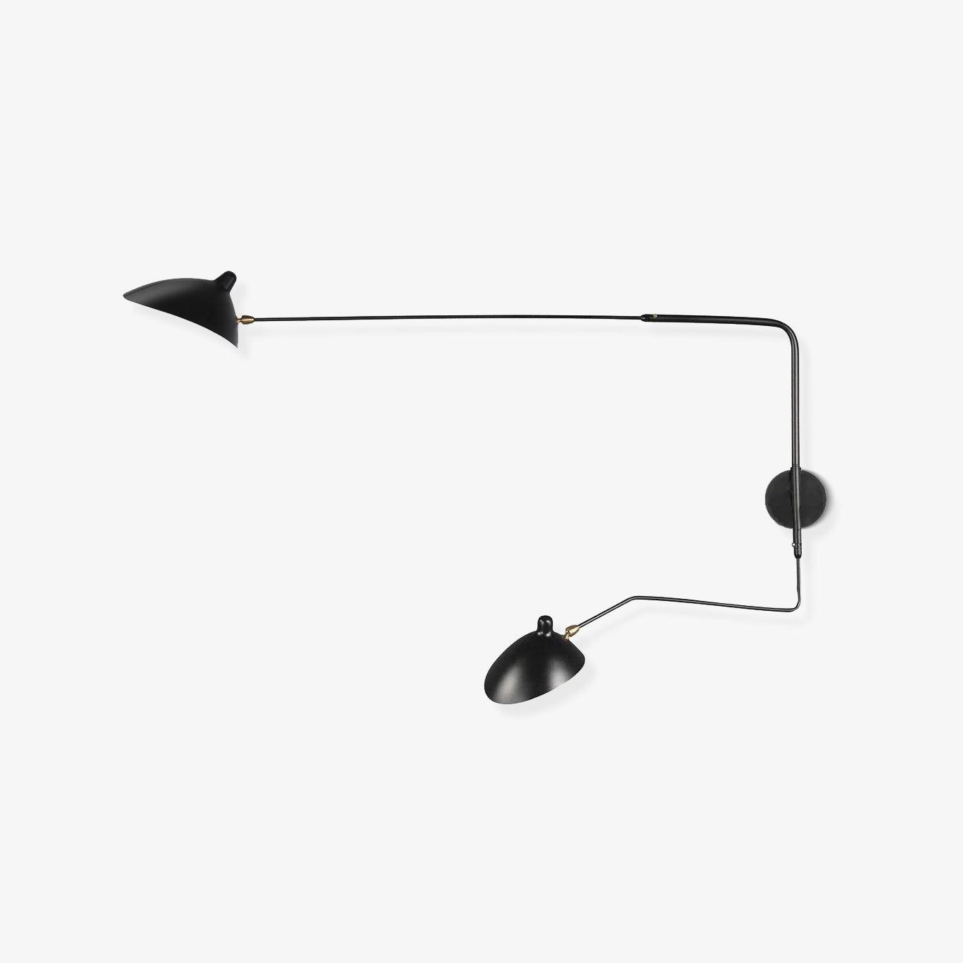 Applique – Metallo e Ottone – Nero – Design Moderno – Illuminazione Elegante per la Tua Casa