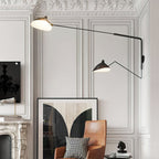 Applique – Metallo e Ottone – Nero – Design Moderno – Illuminazione Elegante per la Tua Casa