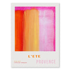Poster da parete – Tela – Rosa e Arancione – Verticale – Arte Astratta per un Abitare Moderno