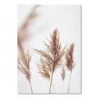Poster da parete – Stampa su tela – Paesaggio beige con mongolfiera – Verticale – Design moderno per ambienti eleganti