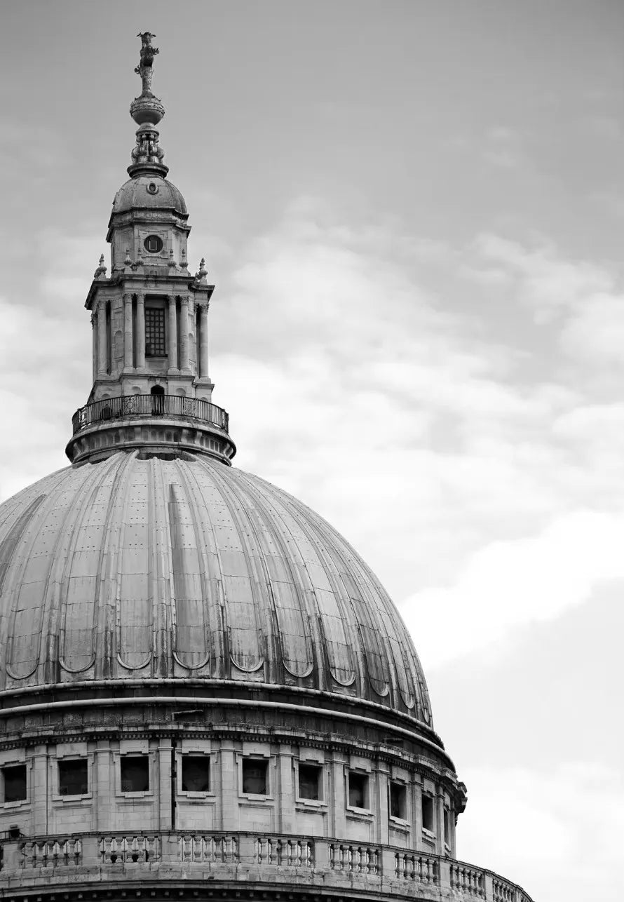 Poster da parete – Stampa su tela – Bianco e Nero – 70×100 cm – London Tower Bridge – Design urbano