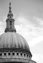 Poster da parete – Stampa su tela – Bianco e Nero – 70×100 cm – London Tower Bridge – Design urbano
