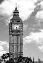 Poster da parete – Stampa su tela – Bianco e Nero – 70×100 cm – London Tower Bridge – Design urbano