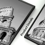 Poster da parete – Stampa su tela – Bianco e Nero – 70×100 cm – London Tower Bridge – Design urbano
