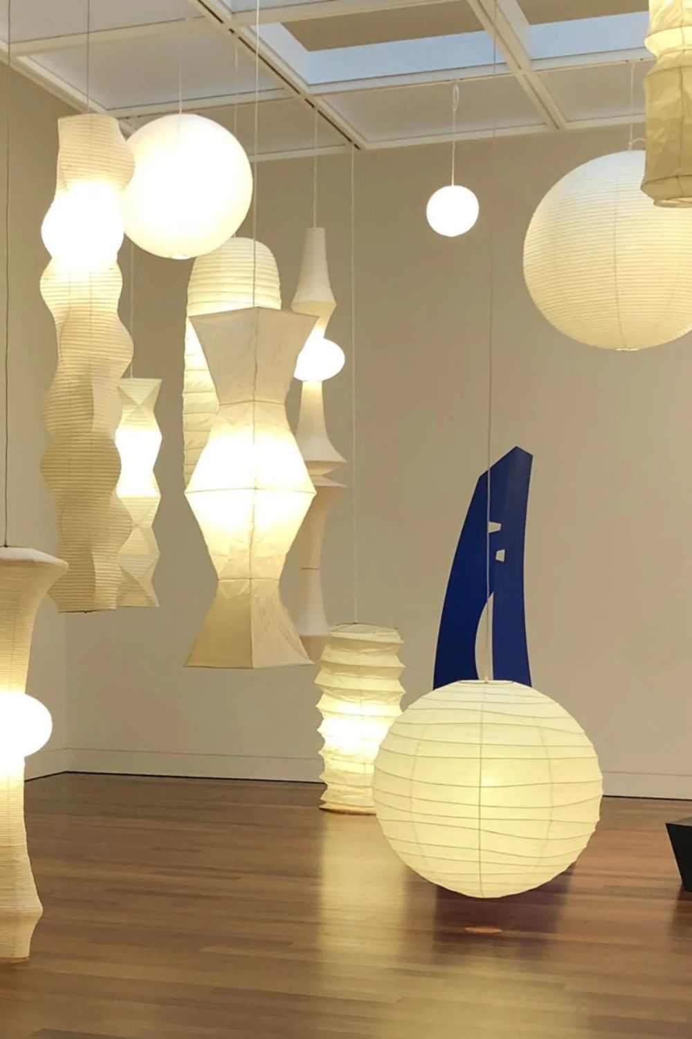Lampada a sospensione Washi Paper E