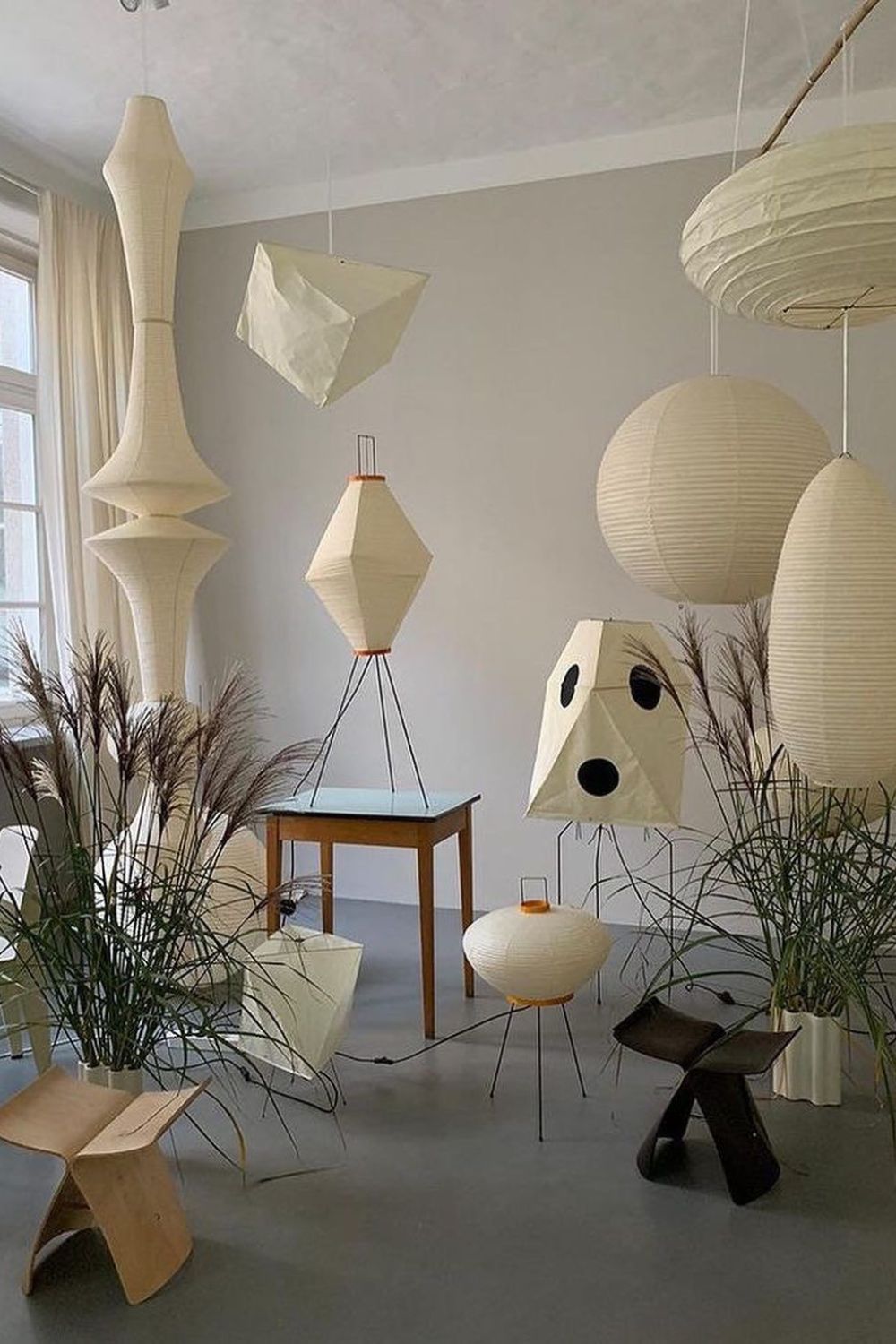Lampada a sospensione Washi Paper E