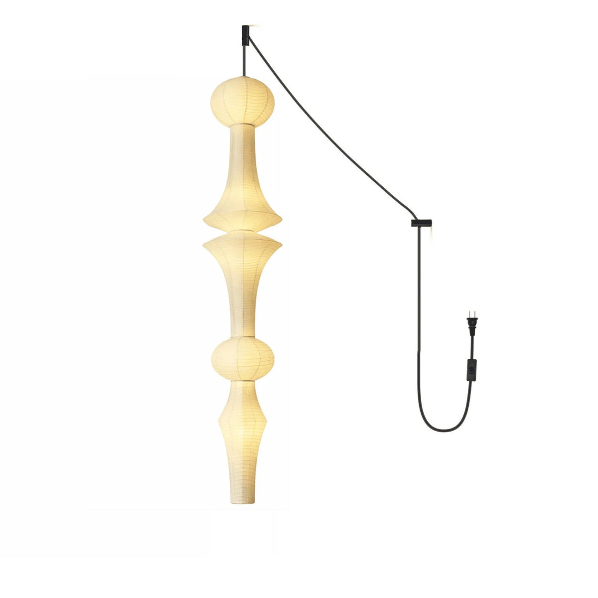 Lampada a sospensione Washi Paper E