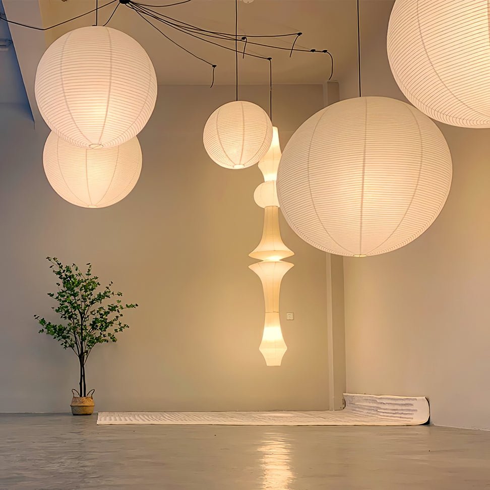 Lampada a sospensione Washi Paper E