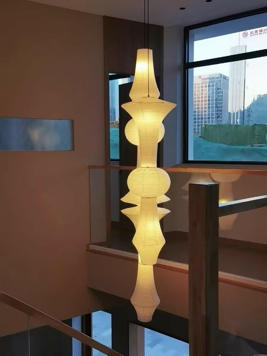 Lampada a sospensione Washi Paper E