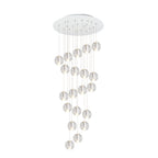Lampade a sospensione moderne a globo con gocce d'acqua