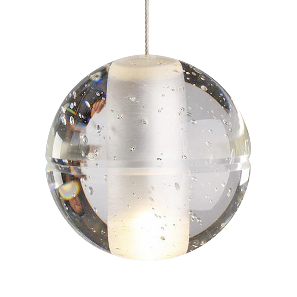 Lampade a sospensione moderne a globo con gocce d'acqua
