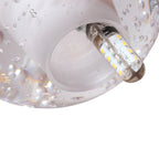 Lampade a sospensione moderne a globo con gocce d'acqua