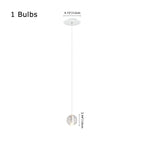Lampade a sospensione moderne a globo con gocce d'acqua