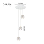 Lampade a sospensione moderne a globo con gocce d'acqua