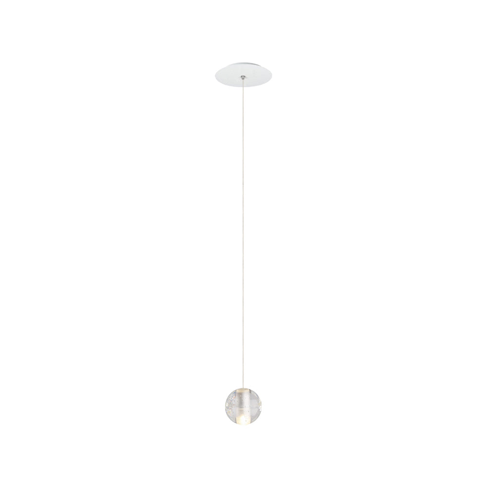 Lampade a sospensione moderne a globo con gocce d'acqua