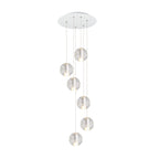 Lampade a sospensione moderne a globo con gocce d'acqua