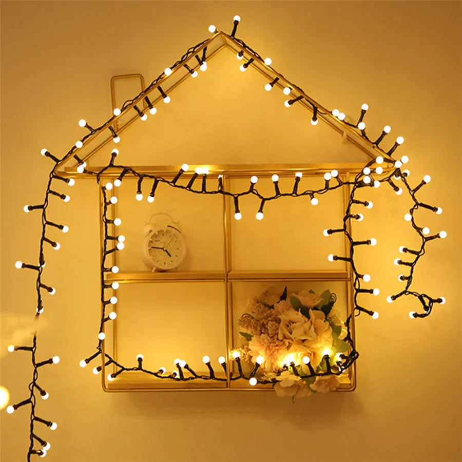 TwinkleSphere - Eleganti catene di luci per illuminazione esterna