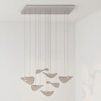 Lampadario a Foglia Fluttuante Wave