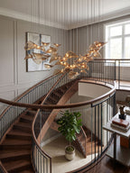 Lampadario a Foglia Fluttuante Wave