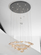 Lampadario a Foglia Fluttuante Wave