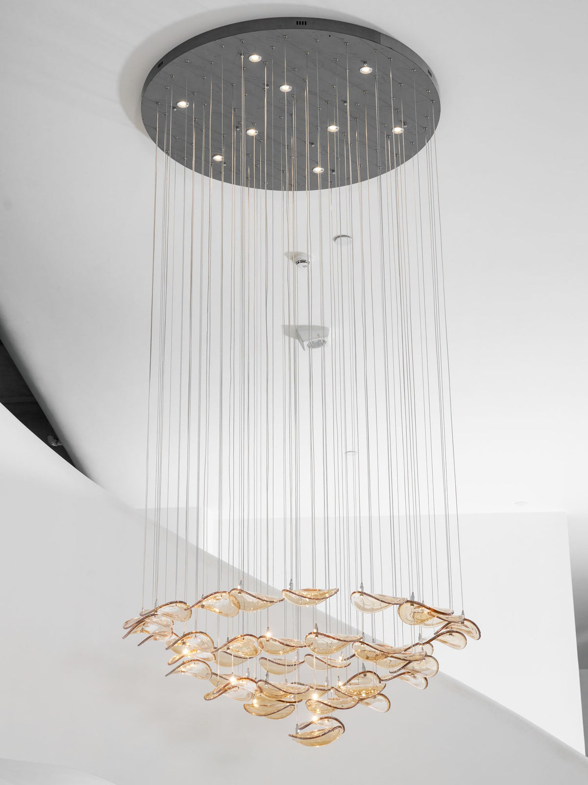 Lampadario a Foglia Fluttuante Wave