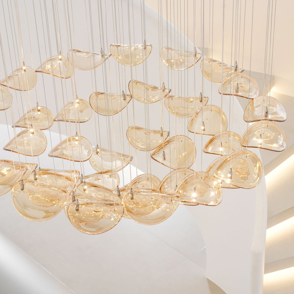 Lampadario a Foglia Fluttuante Wave