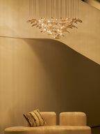 Lampadario a Foglia Fluttuante Wave