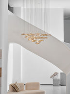 Lampadario a Foglia Fluttuante Wave