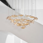 Lampadario a Foglia Fluttuante Wave