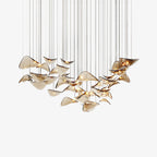 Lampadario a Foglia Fluttuante Wave