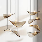 Lampadario a Foglia Fluttuante Wave