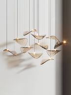 Lampadario a Foglia Fluttuante Wave