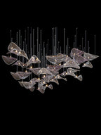Lampadario a Foglia Fluttuante Wave