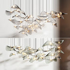 Lampadario a Foglia Fluttuante Wave