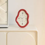 Orologio da Tavolo in Legno Ondulato
