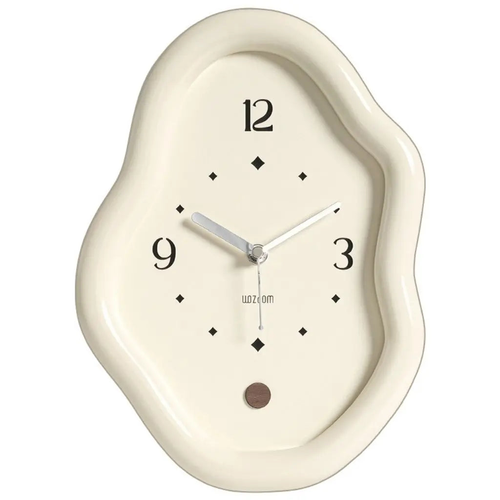 Orologio da Tavolo in Legno Ondulato