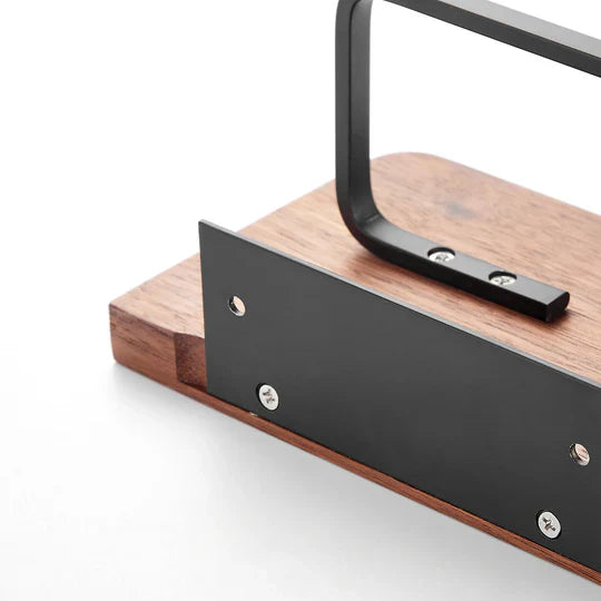 WoodGuard - Elegante porta rotolo di carta igienica in legno per le tue cose essenziali