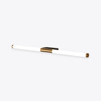 Lampada da Parete Lineare Minimalista Moren in Metallo, Oro