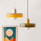 Glarefusion Moderno Lampadario in Vetro LED Stile Bauhaus