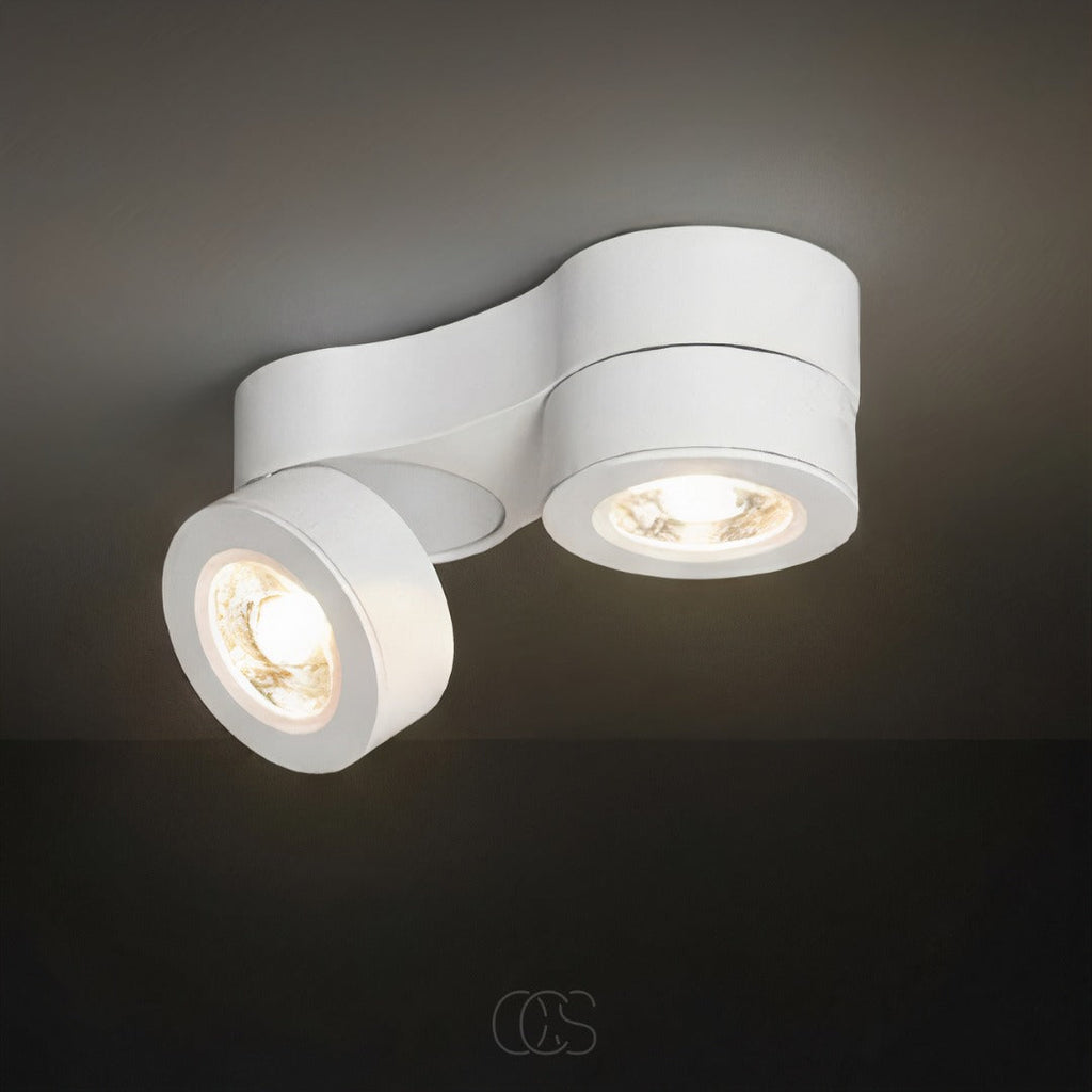 OCS - Lampada a soffitto LED Rotari - 2 luci