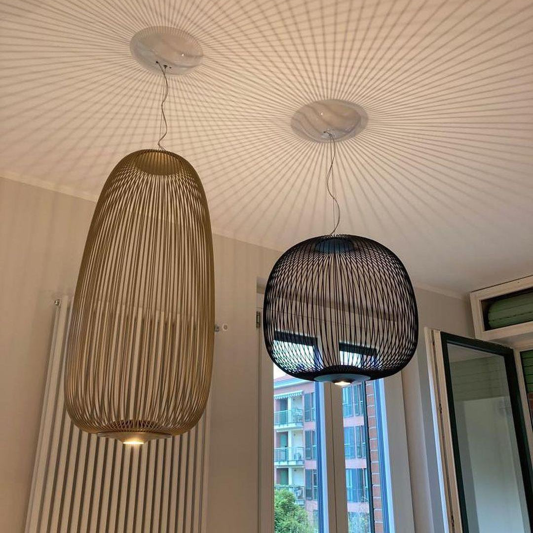 Aero Lampada a Sospensione Minimalista in Metallo