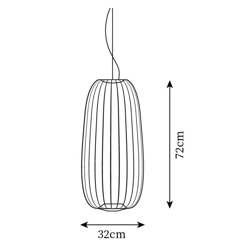 Aero Lampada a Sospensione Minimalista in Metallo